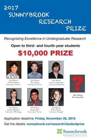 Sunnybrook Research Prize